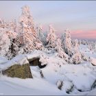 Winterabend auf dem Brocken