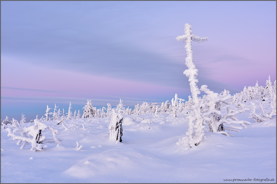 Winterabend auf dem Brocken II