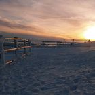 Winterabend auf dem Fichtelberg