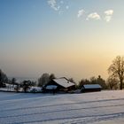 Winterabend auf dem Hasenstrick, Züri-Oberland