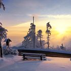 Winterabend auf dem Hochblauen