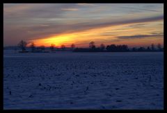 Winterabend auf dem Lande