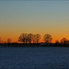 Winterabend auf dem Lande