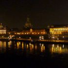 Winterabend auf der Augustusbrücke