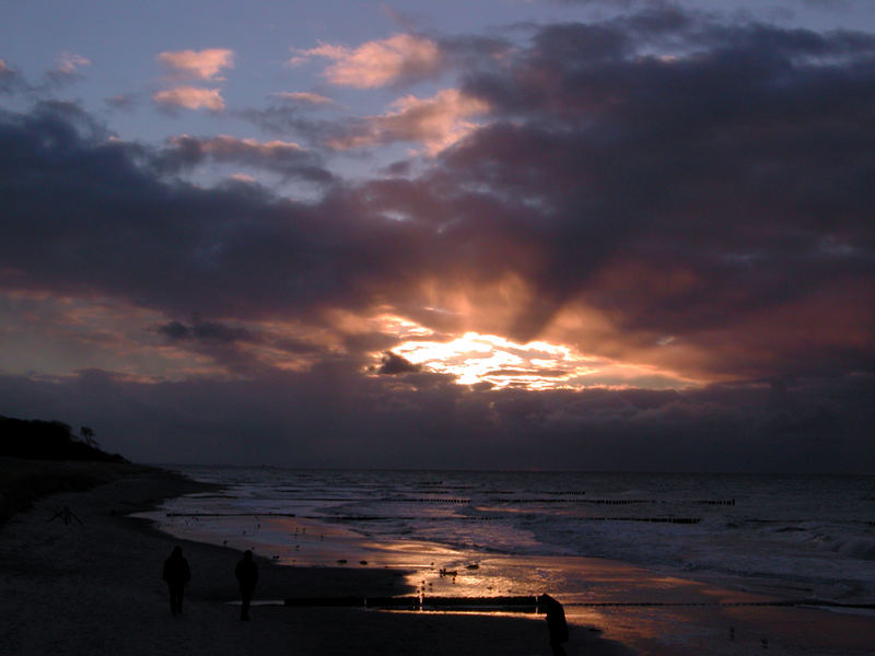 Winterabend auf Rügen