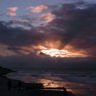 Winterabend auf Rügen