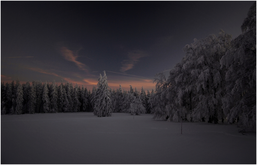 Winterabend von Karl Herrling