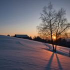 Winterabend im Allgäu