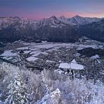 Winterabend im Berner Oberland
