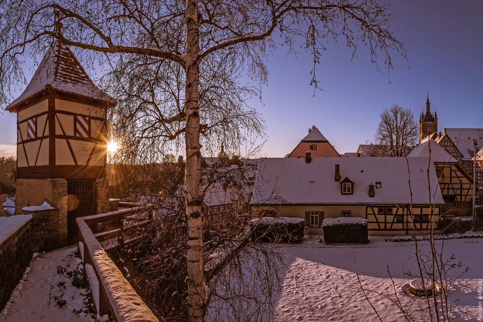 Winterabend im Burgviertel II