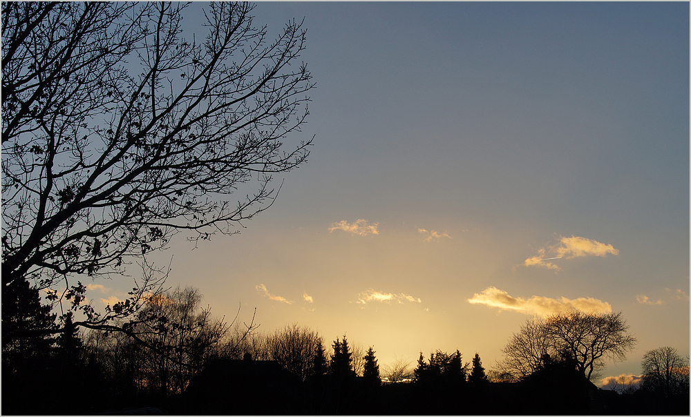 Winterabend im Februar