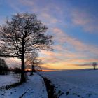 Winterabend im Fichtelgebirge