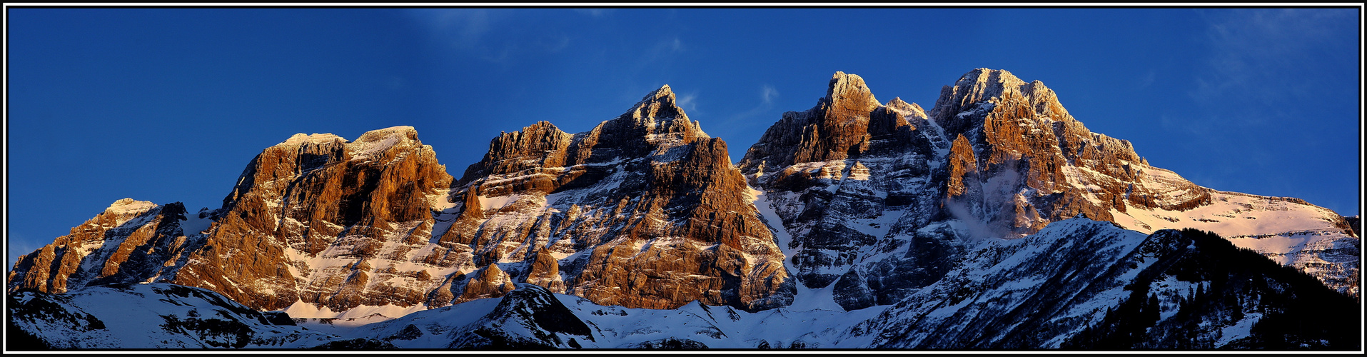 Winterabend im Gebirge I