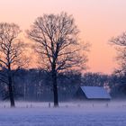 Winterabend im Münsterland