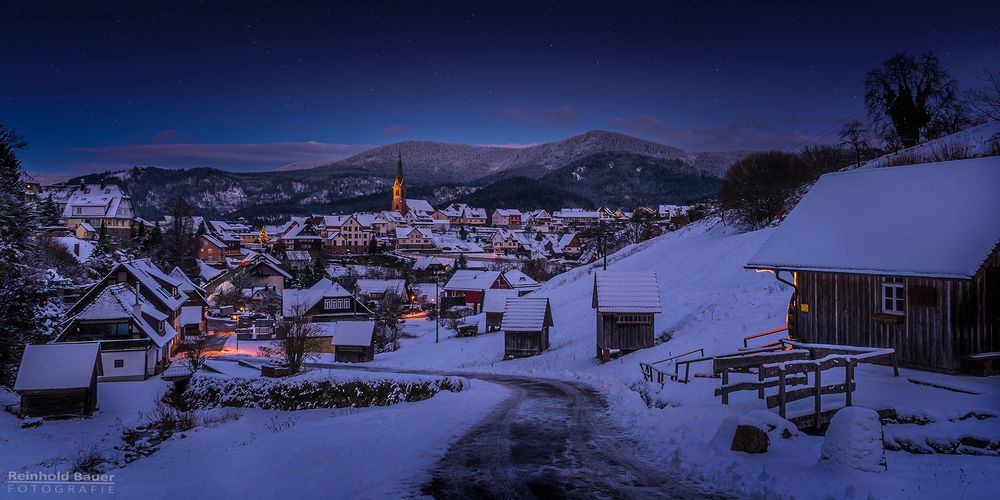 Winterabend im Nordschwarzwald