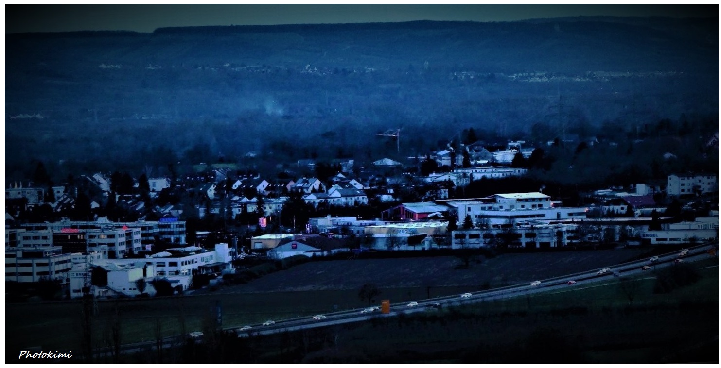 Winterabend im Rheingau