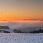 Winterabend im Schwarzwald