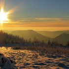 Winterabend im Schwarzwald