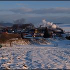 Winterabend im Vorland des Böhmerwaldes