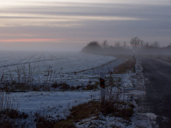 winterabend in dithmarschen