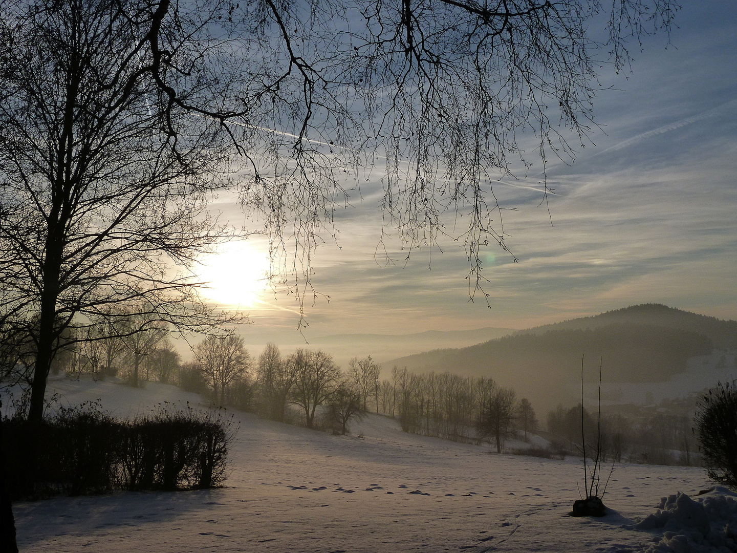 Winterabend in Grafenau