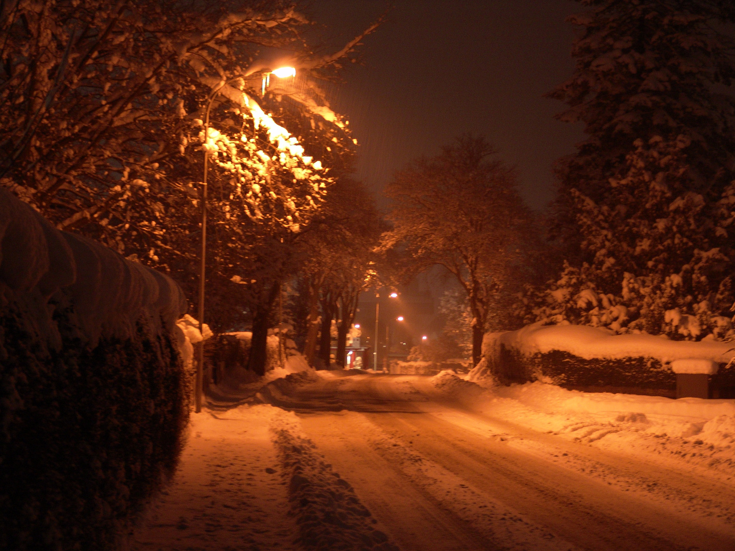 Winterabend in Heiligenhafen