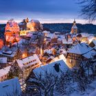 Winterabend in Hohnstein