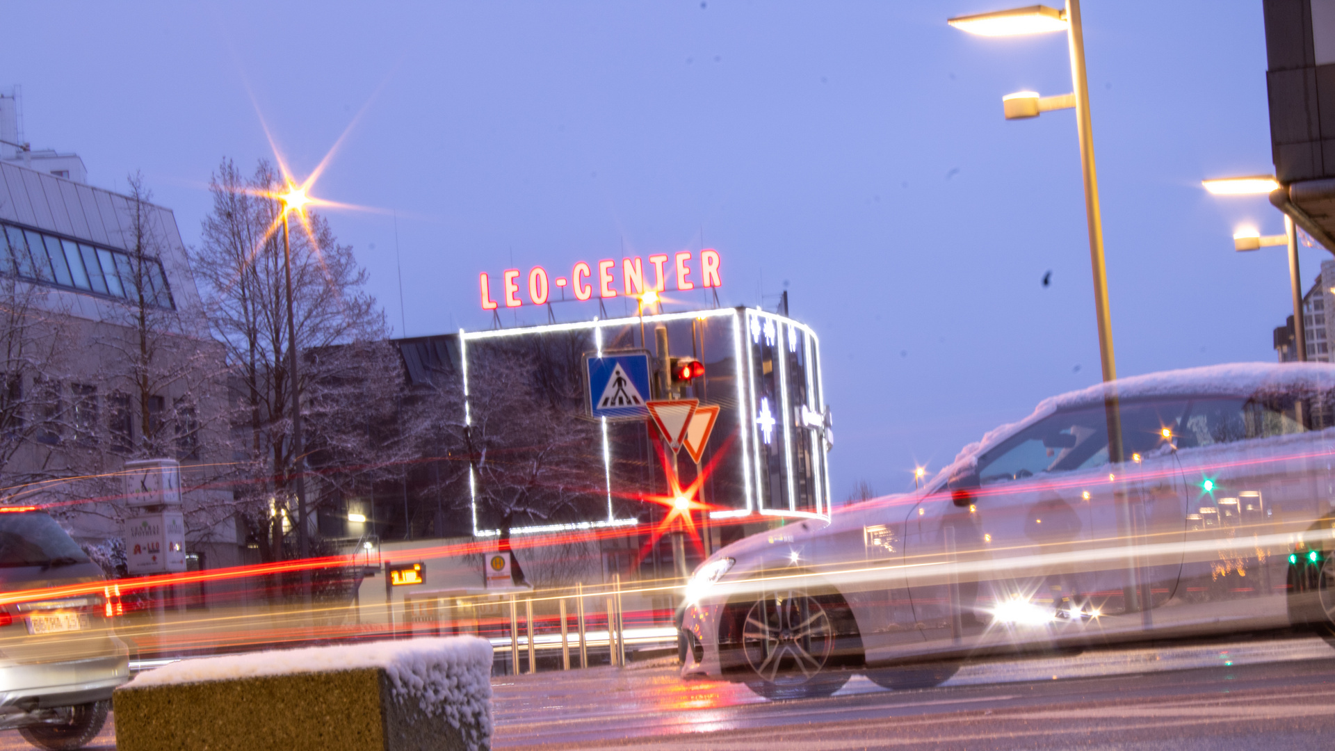 Winterabend in Leonberg