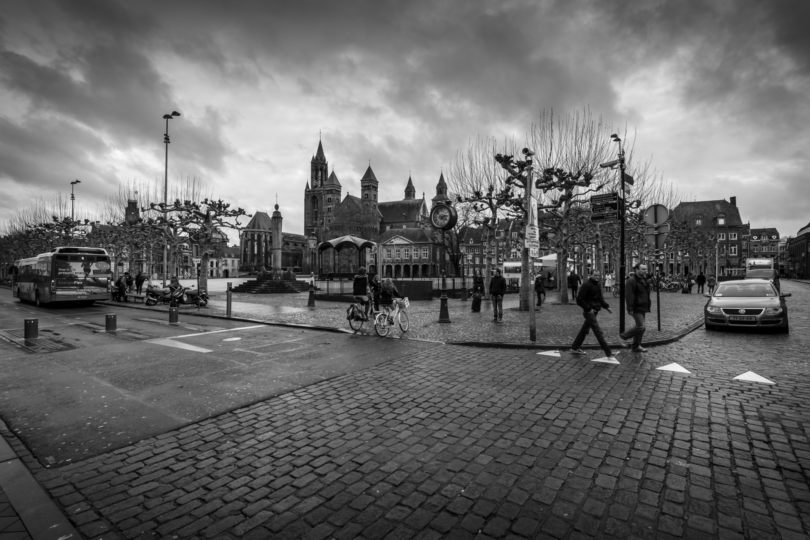 Winterabend in Maastricht.