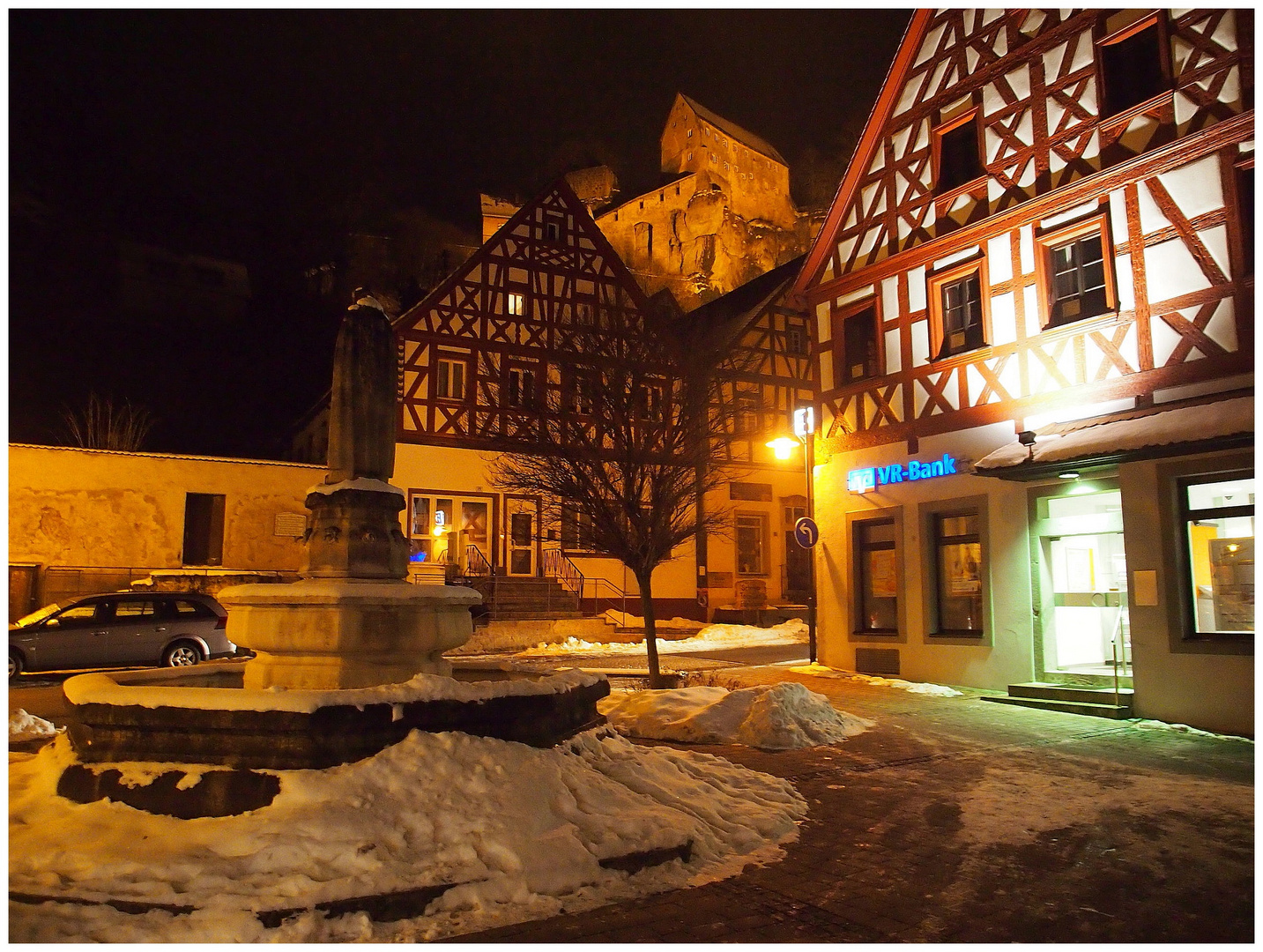 Winterabend in Pottenstein