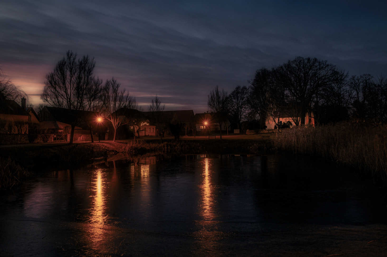 Winterabend in Pritzhagen