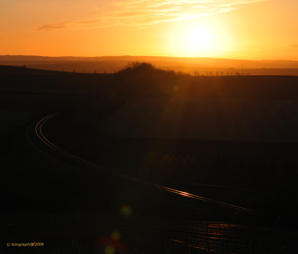 Winterabend in Rheinhessen II