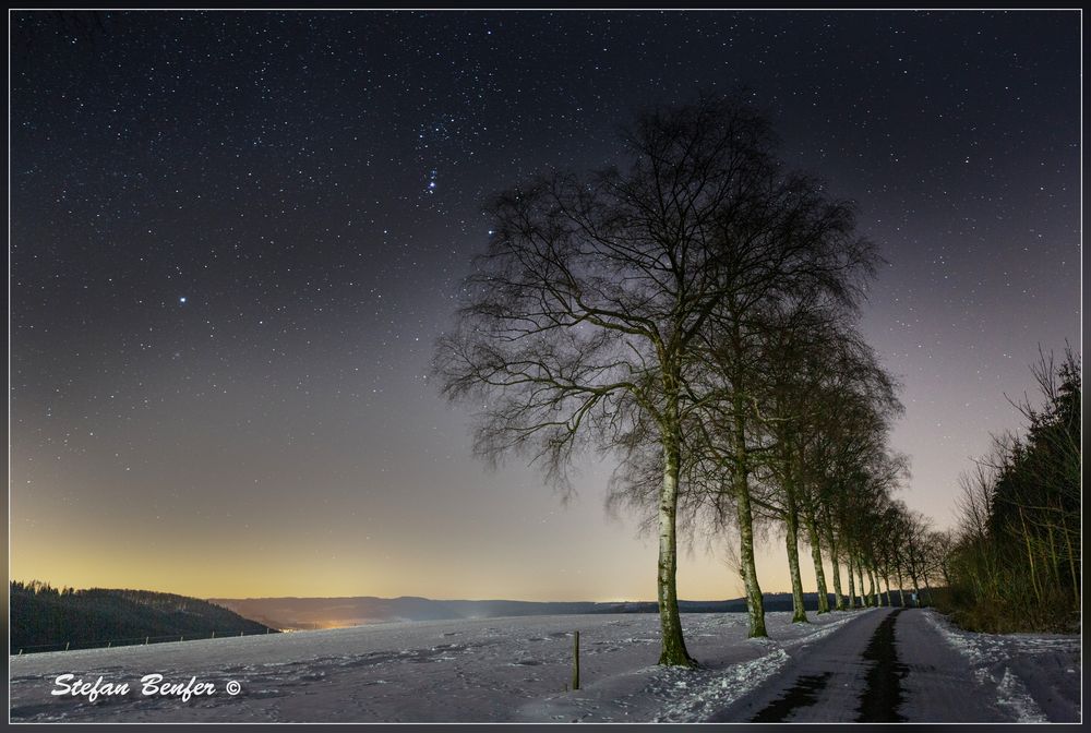 Winterabend in Wittgenstein