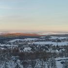 Winterabend in Zinnwald/Osterzgebirge