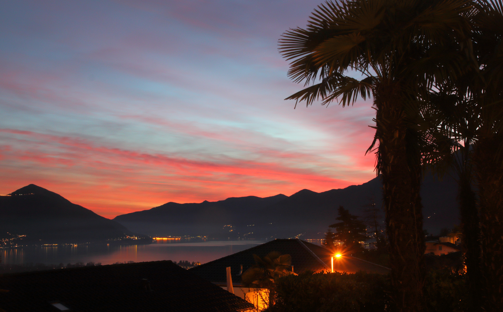 Winterabend Lago Maggiore