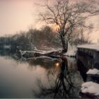 Winterabend - Skink Pinhole Pancake mit Leica Filmkamera