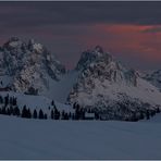 Winterabend über der Cadini-Gruppe