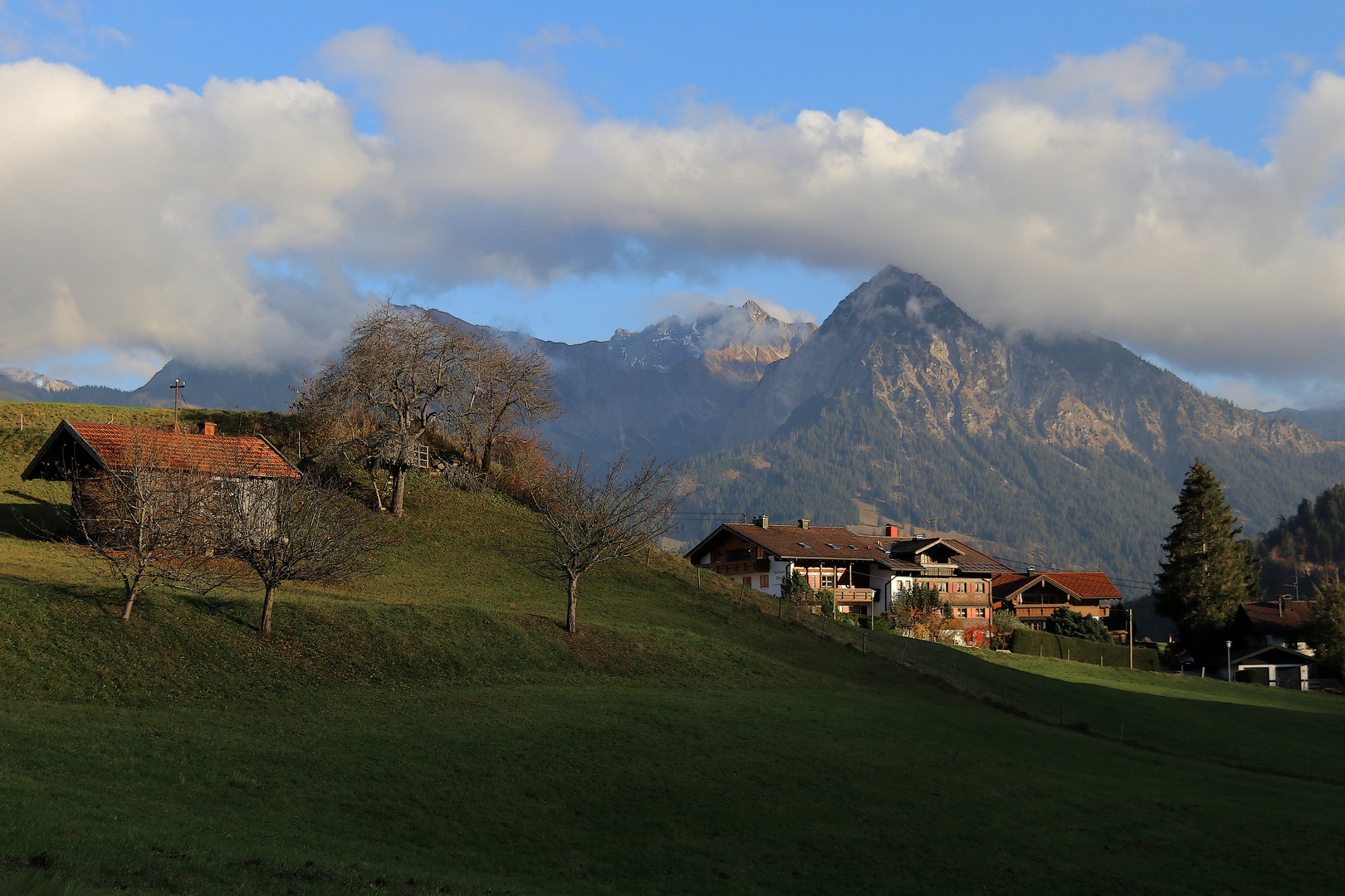 Winterabend unterm Rubihorn