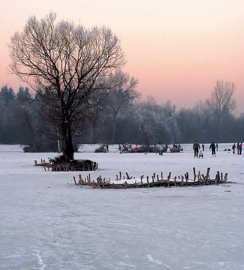 Winterabenddämmerung ...