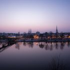 Winterabenddämmerung in Lübeck