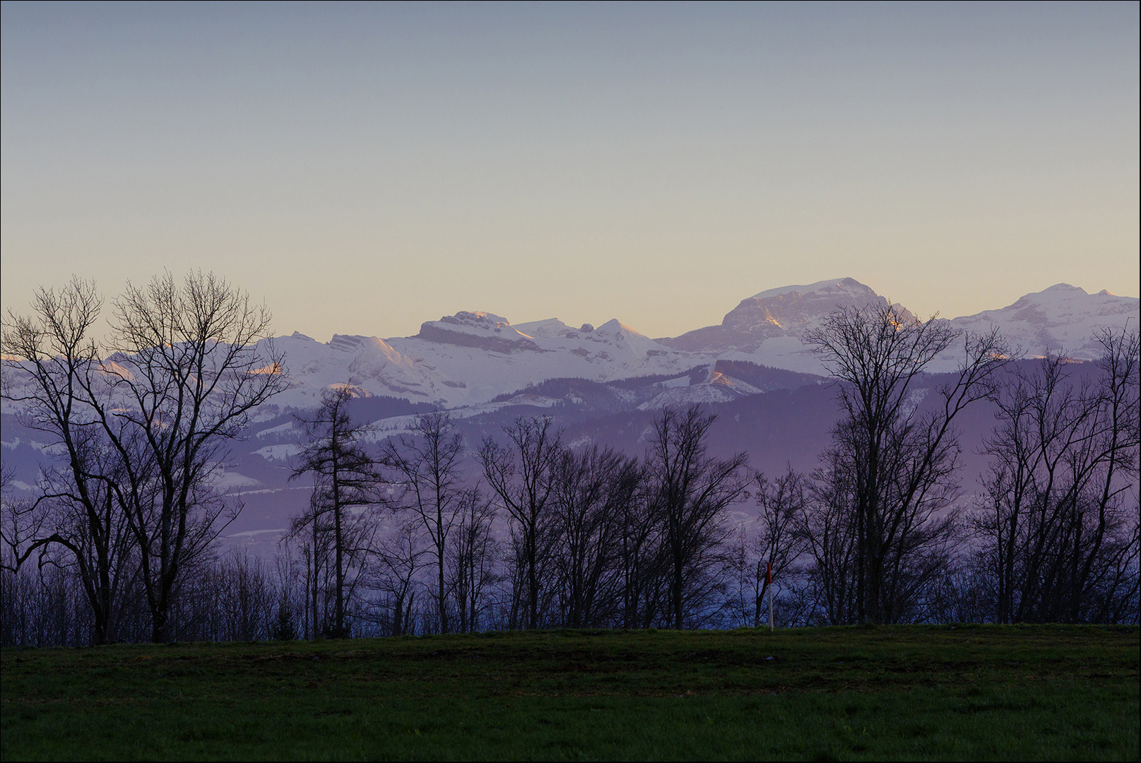 Winterabendfarben