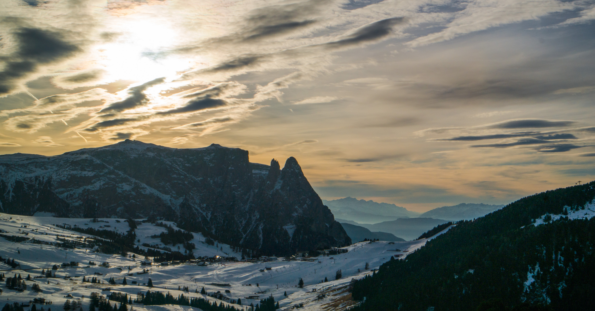 Winterabendlicht