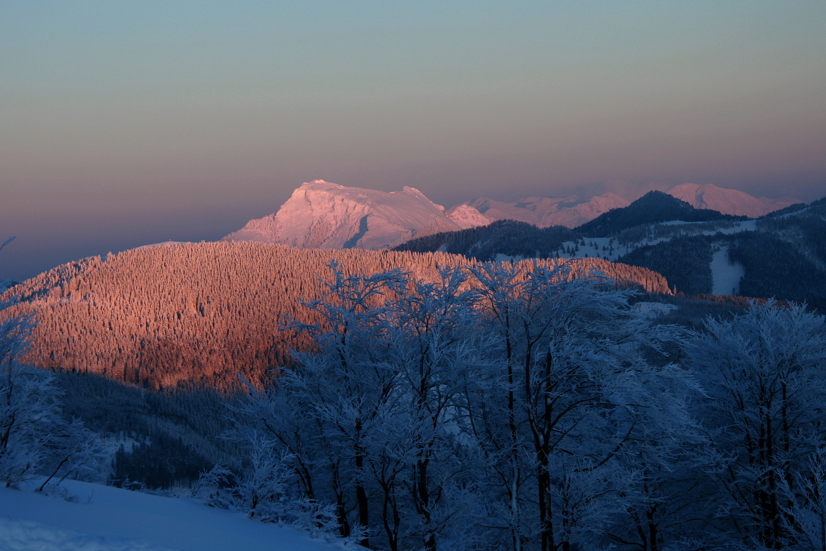 Winterabendlicht