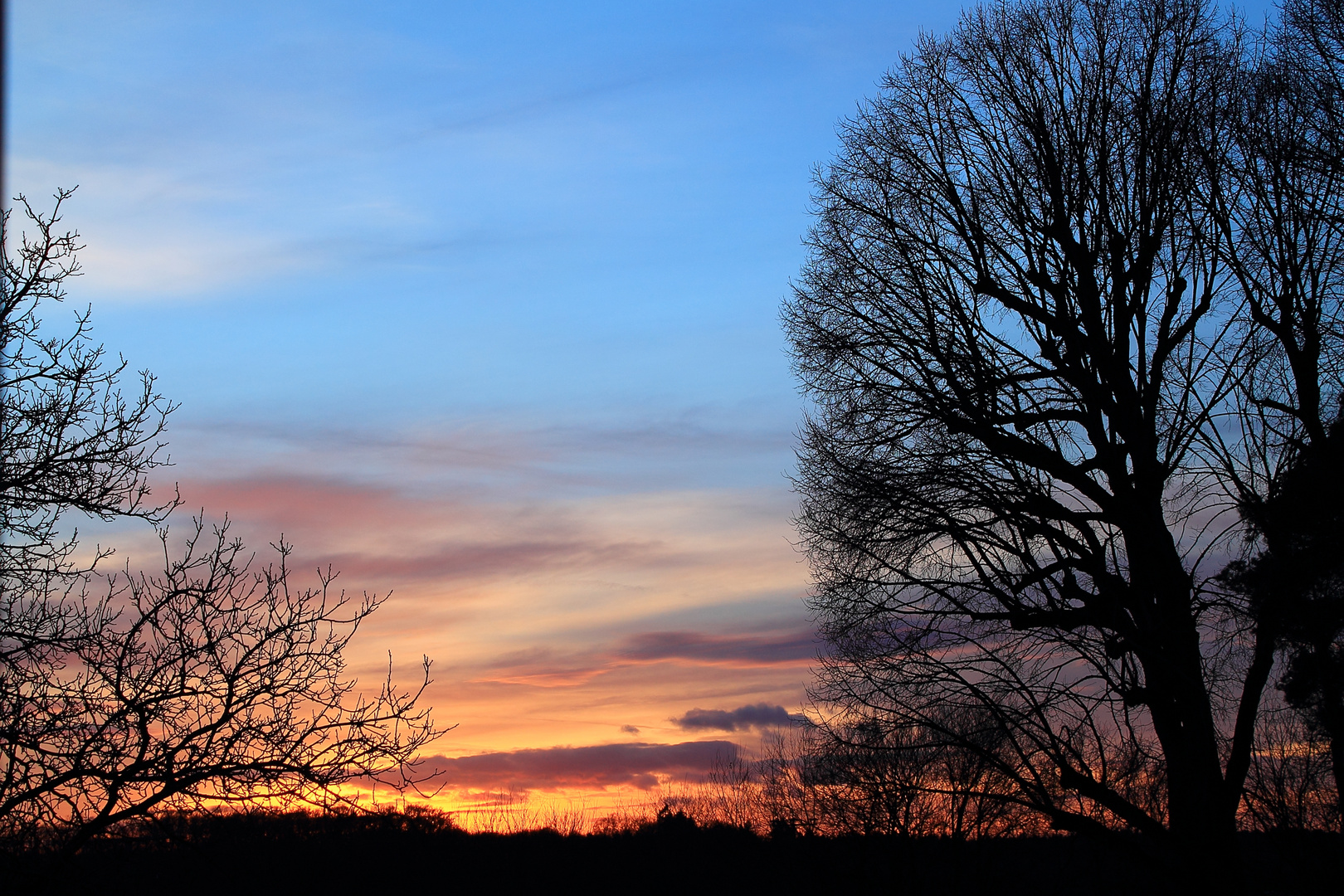 Winterabendrot