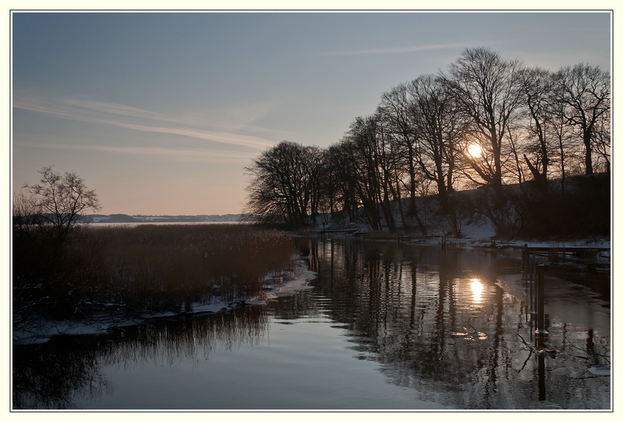 Winterabendsonne