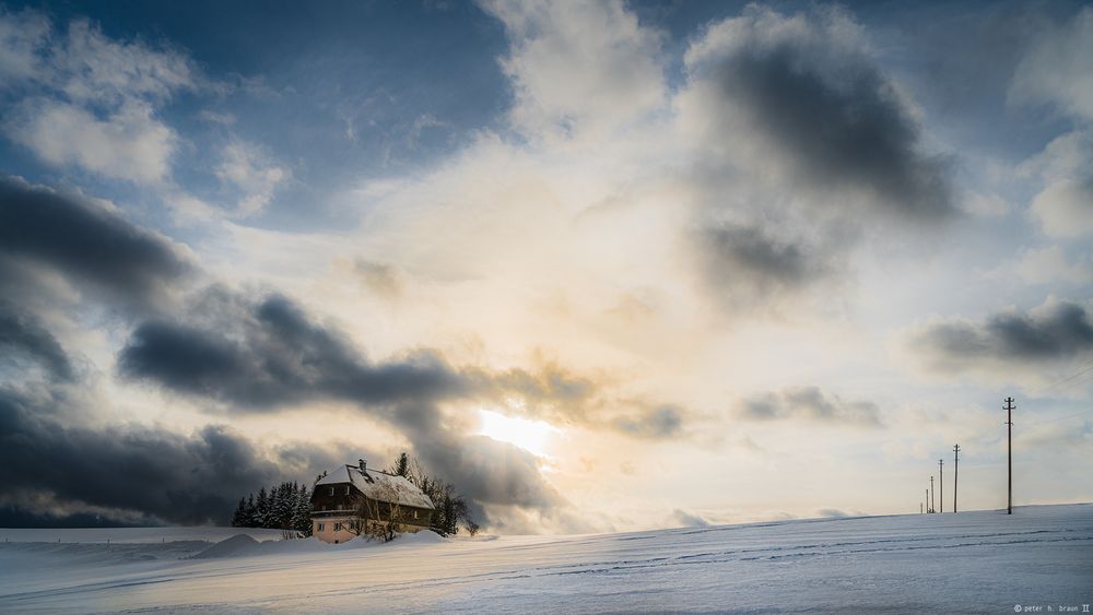 Winter.Abend.Sonne