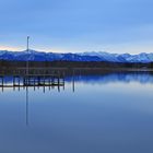 Winterabendspiegelung