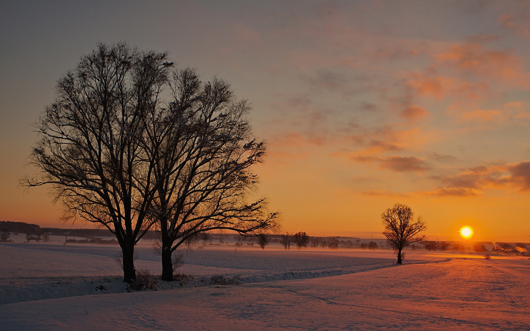 Winterabendstimmung