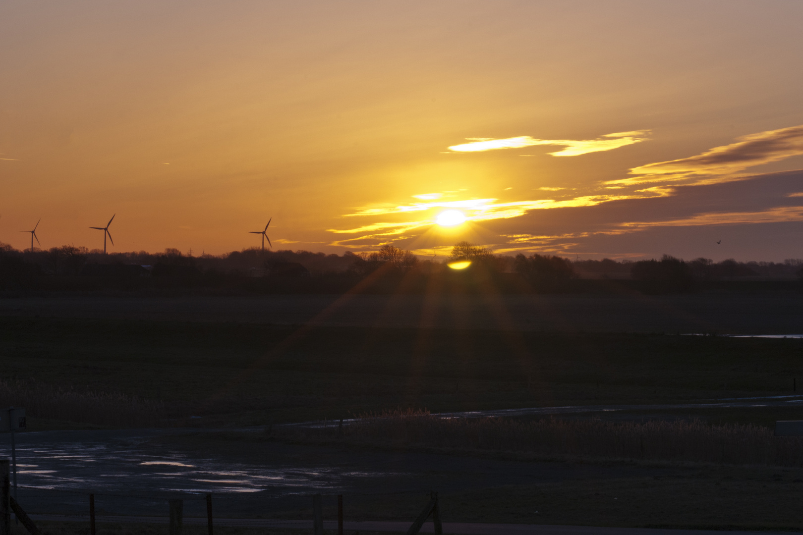 Winterabschied in Ostfriesland