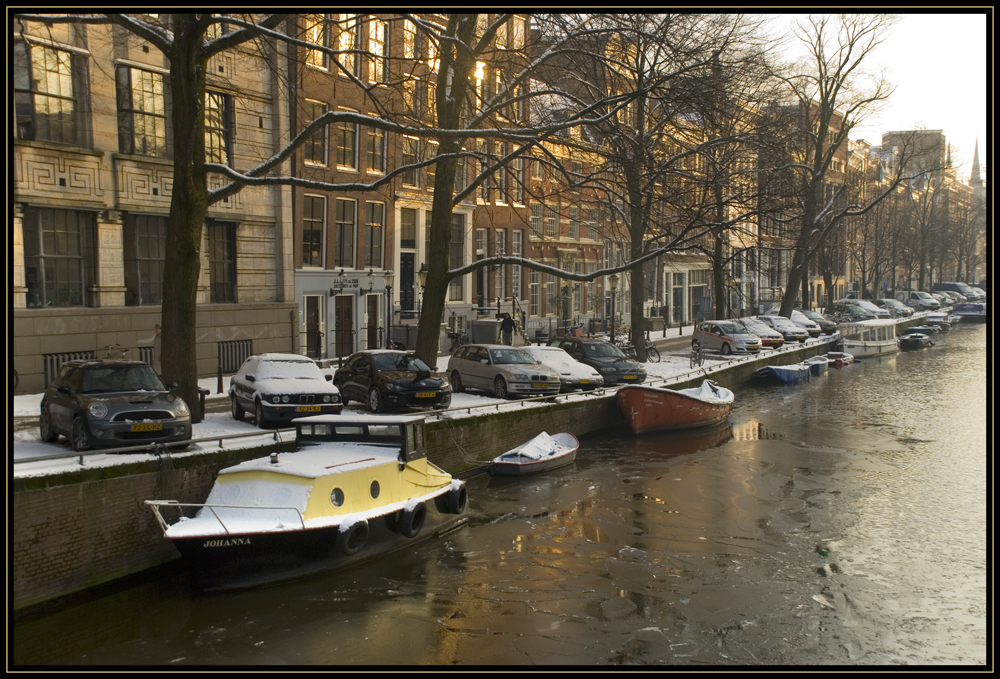 Winteranblick Amsterdam